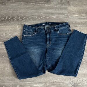 Old Navy Women's Skinny Jeans - Dark Blue